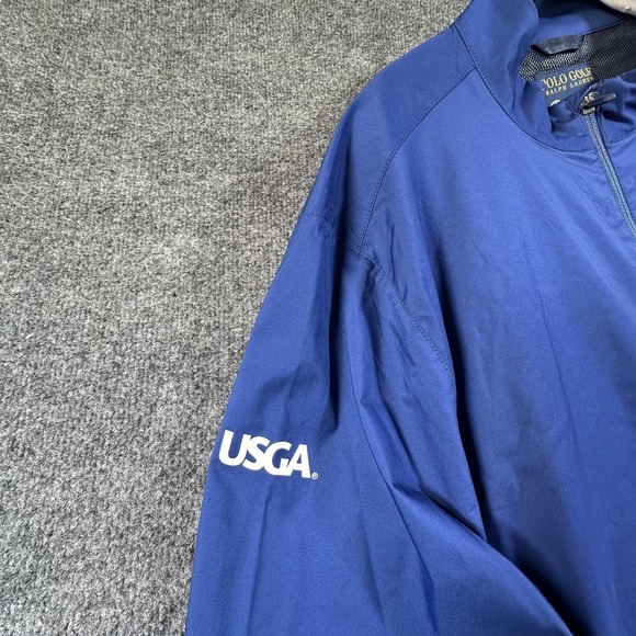 Polo Ralph Lauren Rain Jacket Windbreaker Packable USGA 2017 US Open Erin Hills - Picture 4 of 13
